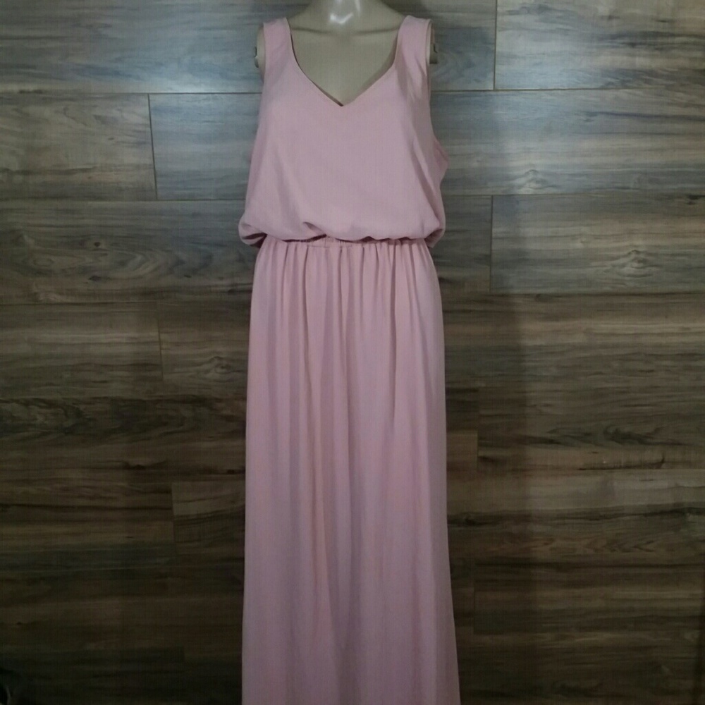 Show Me Your Mumu Kendall Pink Maxi Dress Large